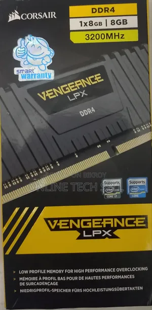 Corsair Vengeance LPX 8GB 3200MHz DDR4 Desktop RAM