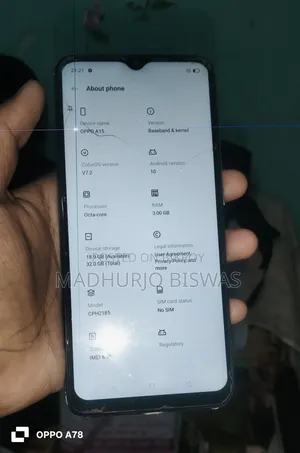 Oppo A15 64 GB Blue