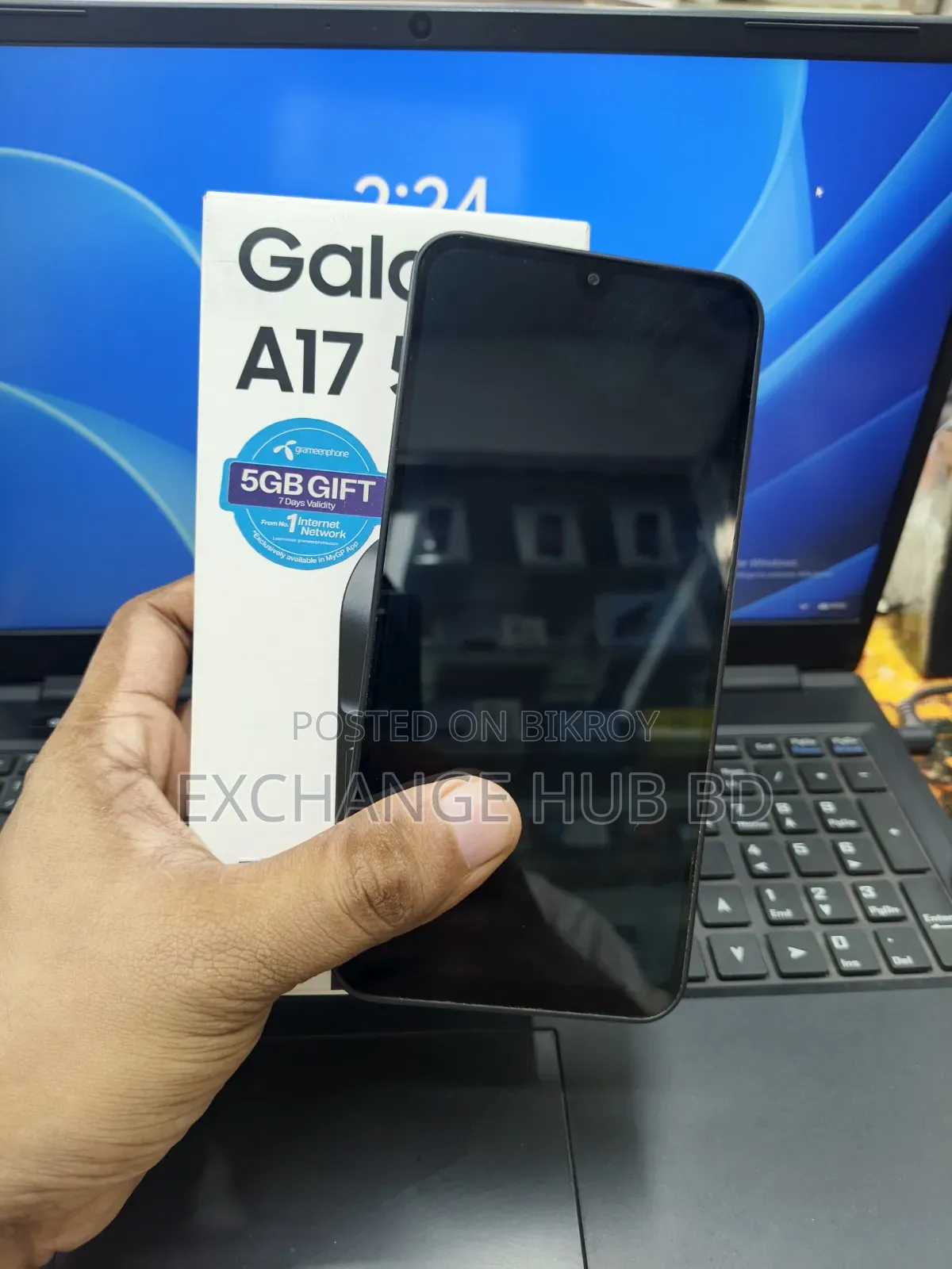 স্যামসাং গ্যালাক্সি এ১৭ ৫জি ১২৮ জিবি ব্ল্যাক