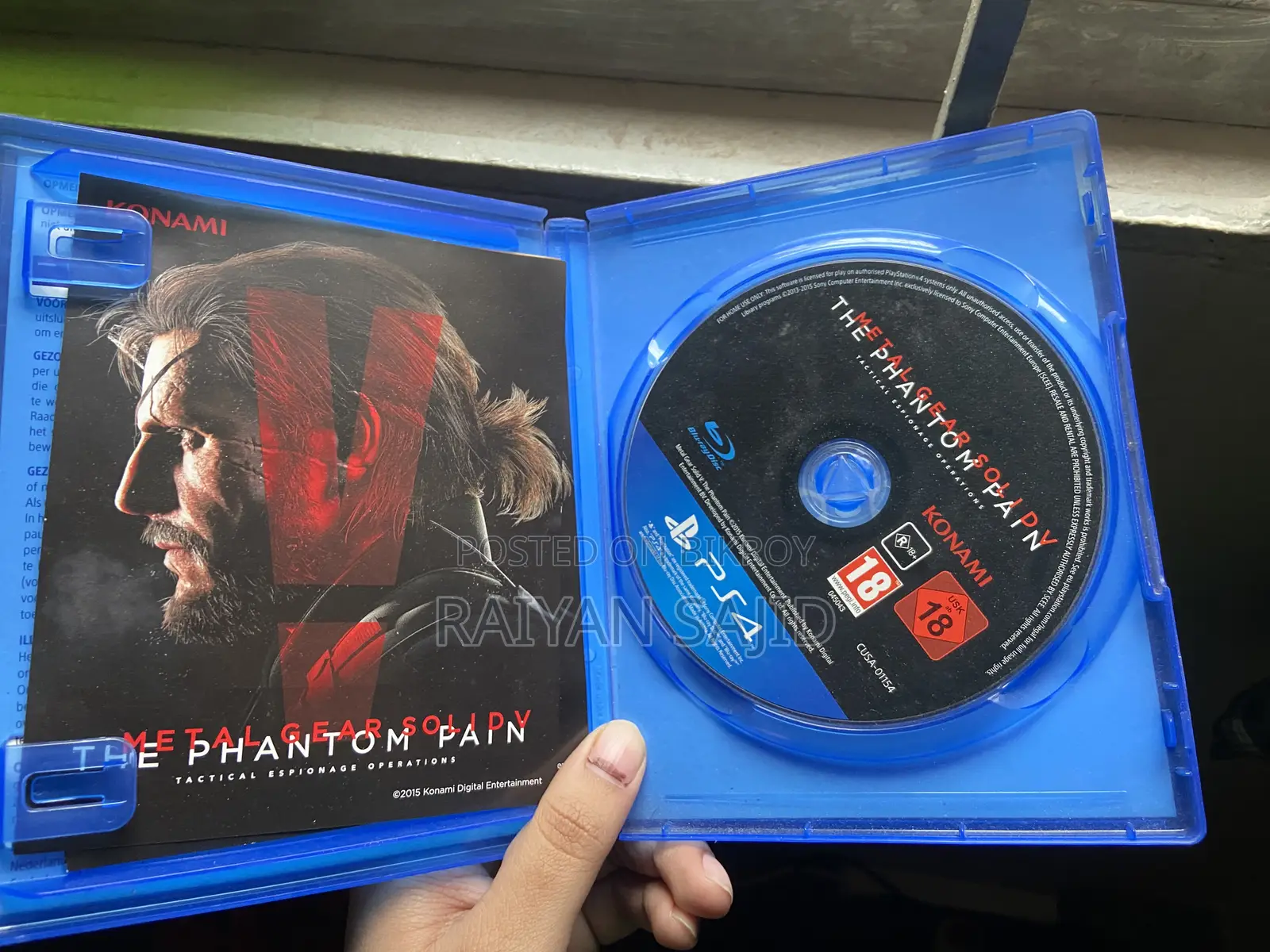 Ps4 Games for Sell - Metal Gear - Dying Light