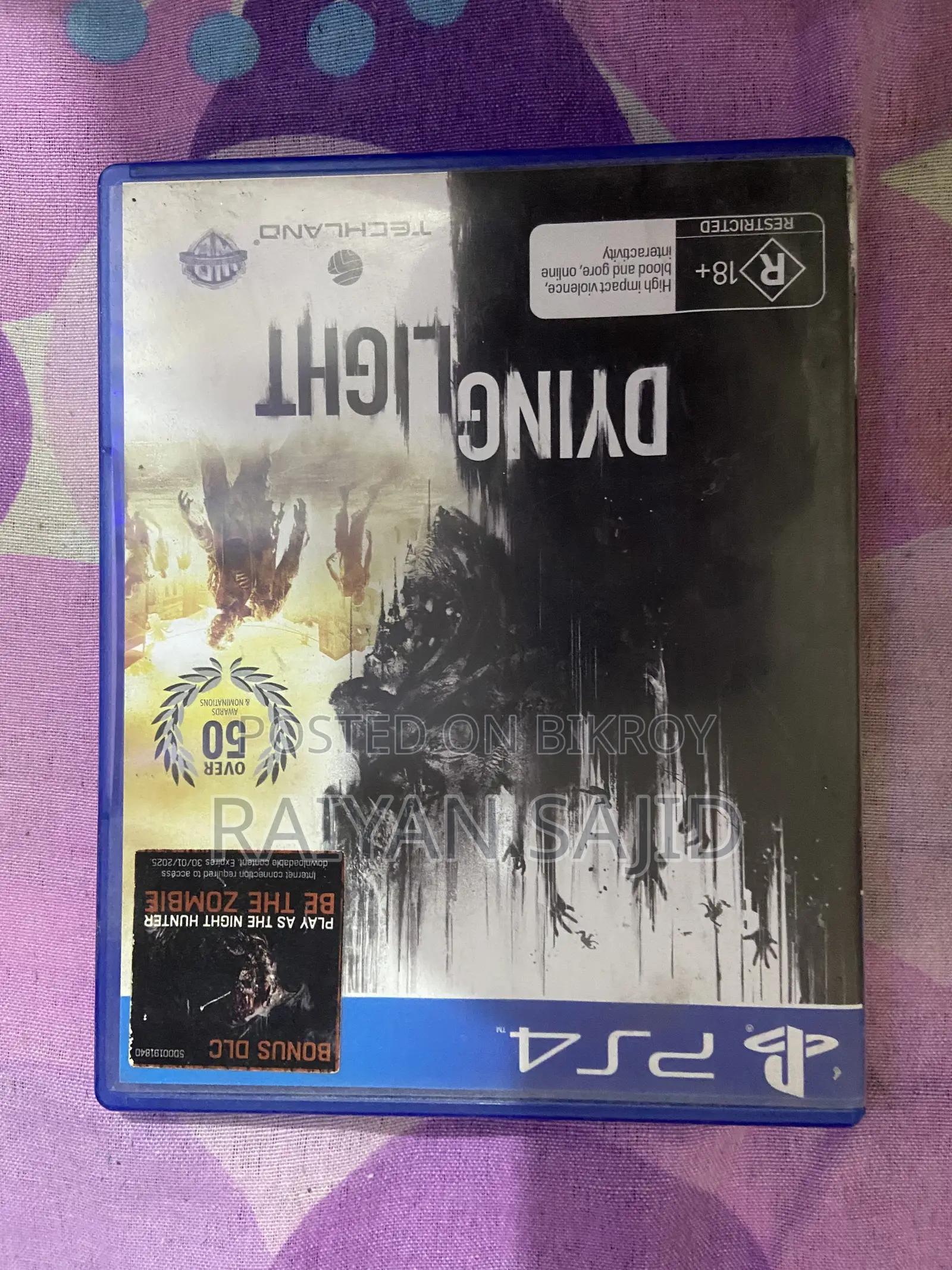 Ps4 Games for Sell - Metal Gear - Dying Light