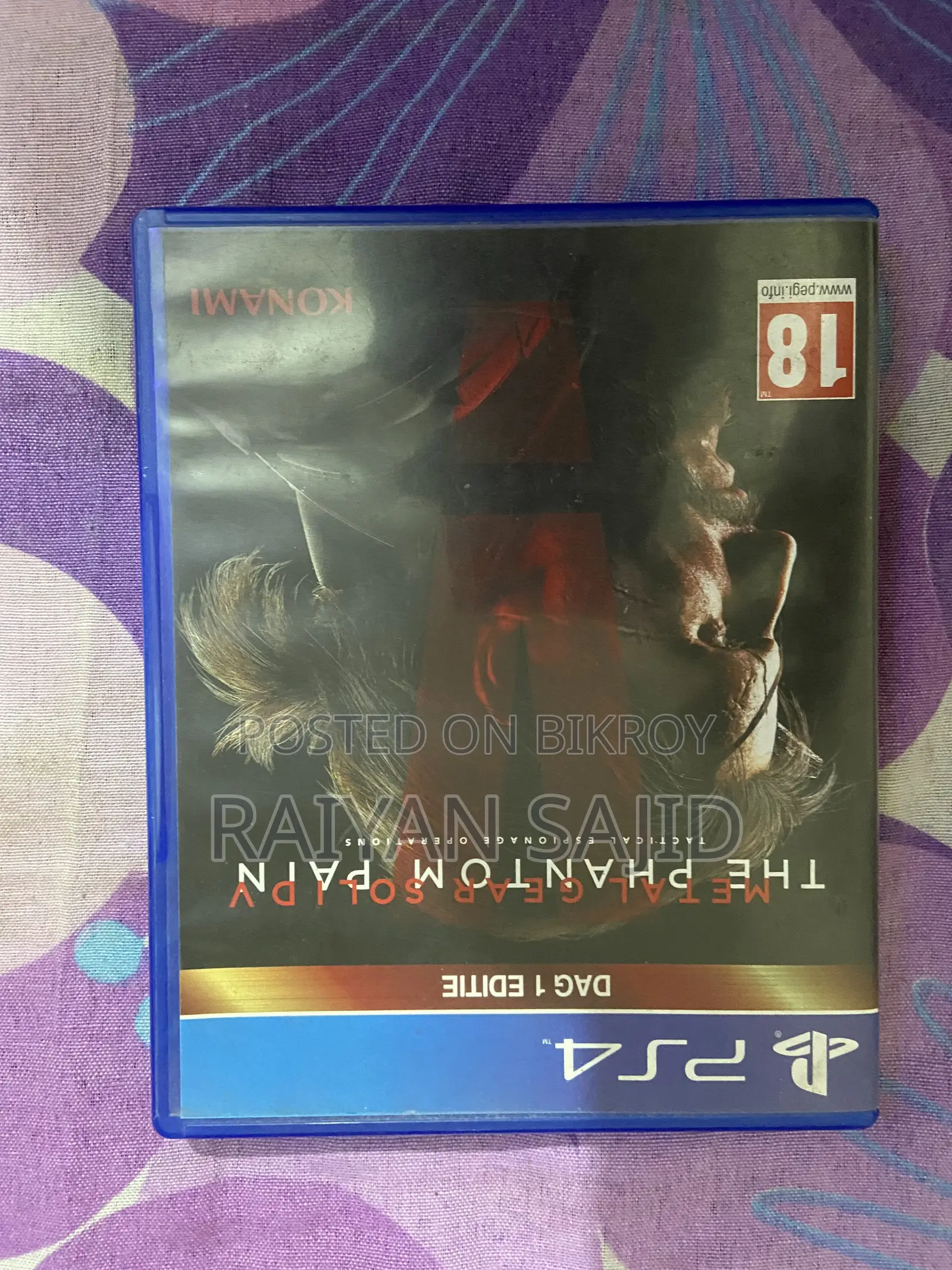 Ps4 Games for Sell - Metal Gear - Dying Light