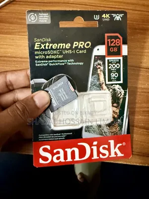 ব্যবহৃত Sandisk Extreme Pro 128gb Microsdxc মেমোরি কার্ড