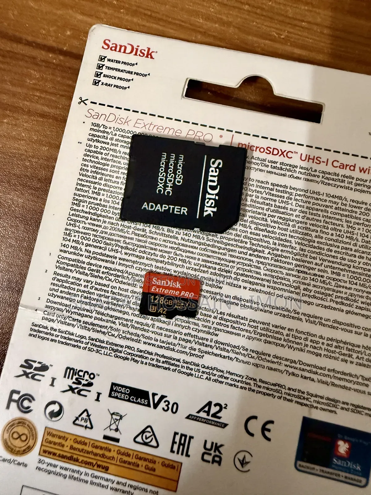 Used Sandisk Extreme Pro 128gb Microsdxc Memory Card