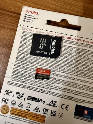 Used Sandisk Extreme Pro 128gb Microsdxc Memory Card