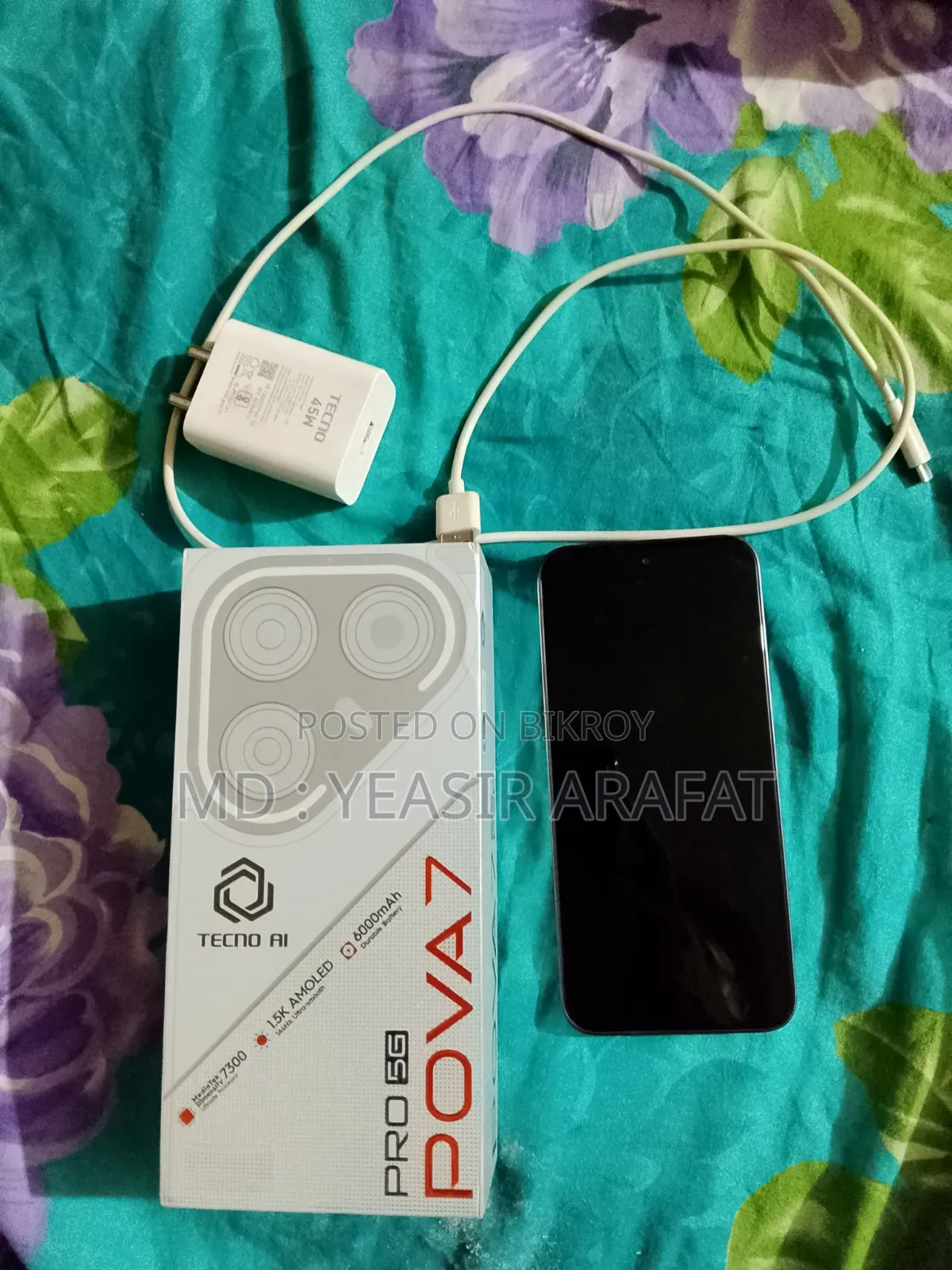Tecno Pova 7 Pro 5G 256 GB Black