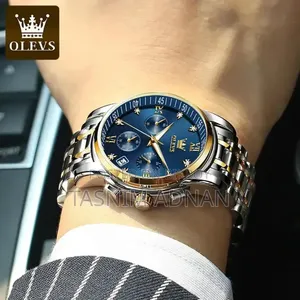 Ole_vs Top Luxury Stainless Steel Quartz Fashionable Watch for Men