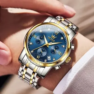 Ole_vs Top Luxury Stainless Steel Quartz Fashionable Watch for Men