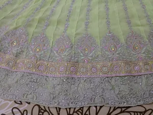 Lemon-Colored Anarkali Dress