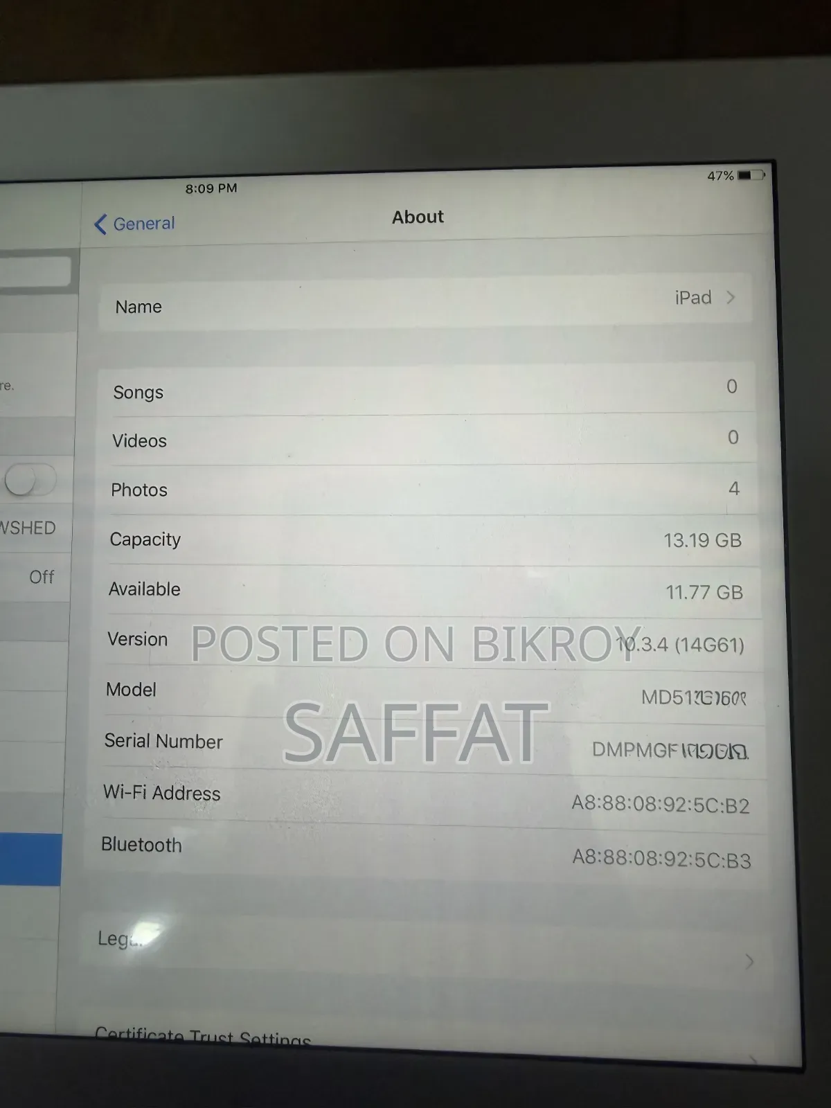 Apple iPad 4 Wi-Fi 16 GB Black