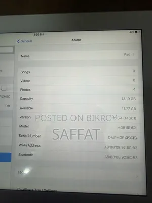 Apple iPad 4 Wi-Fi 16 GB Black