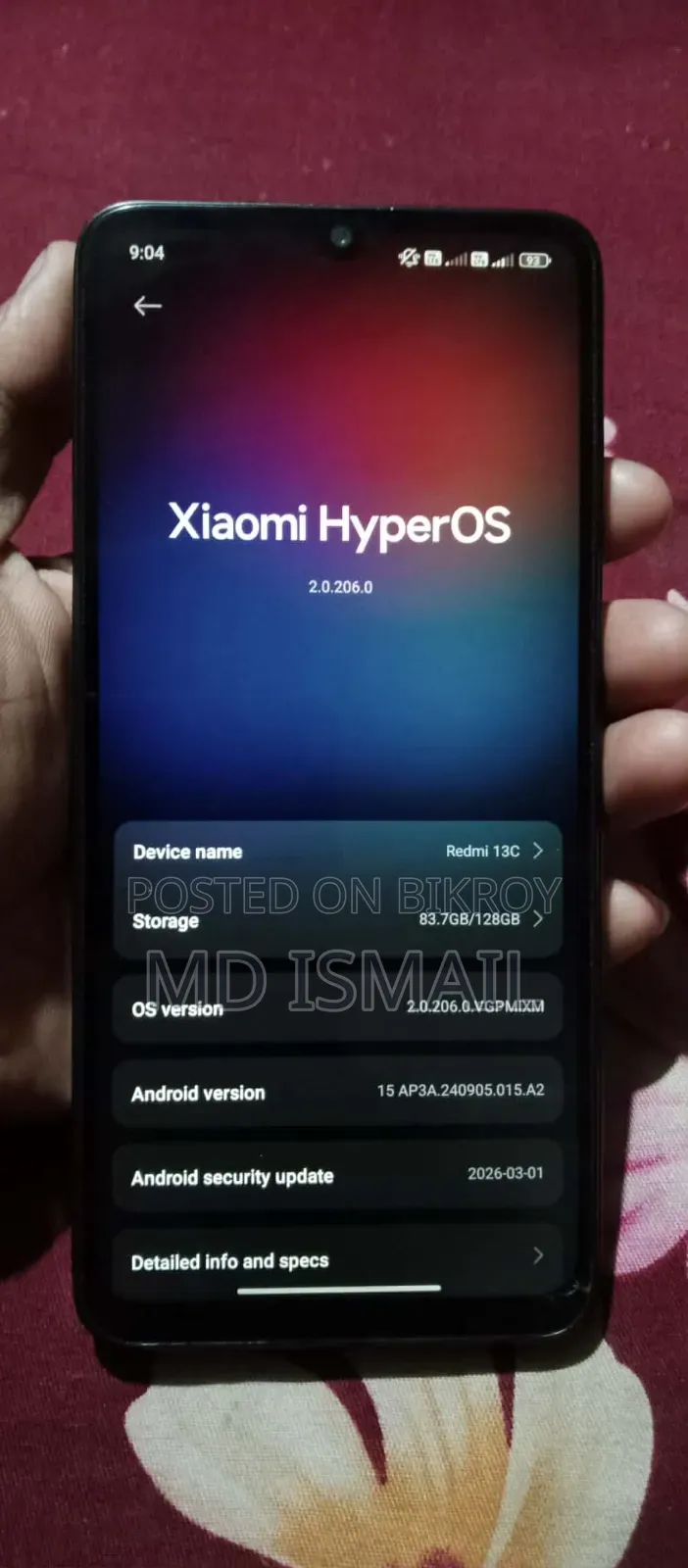 Xiaomi Redmi 13C 128 GB Black
