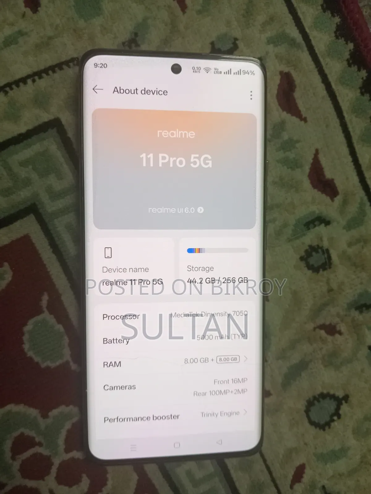 Realme 11 Pro 256 GB White