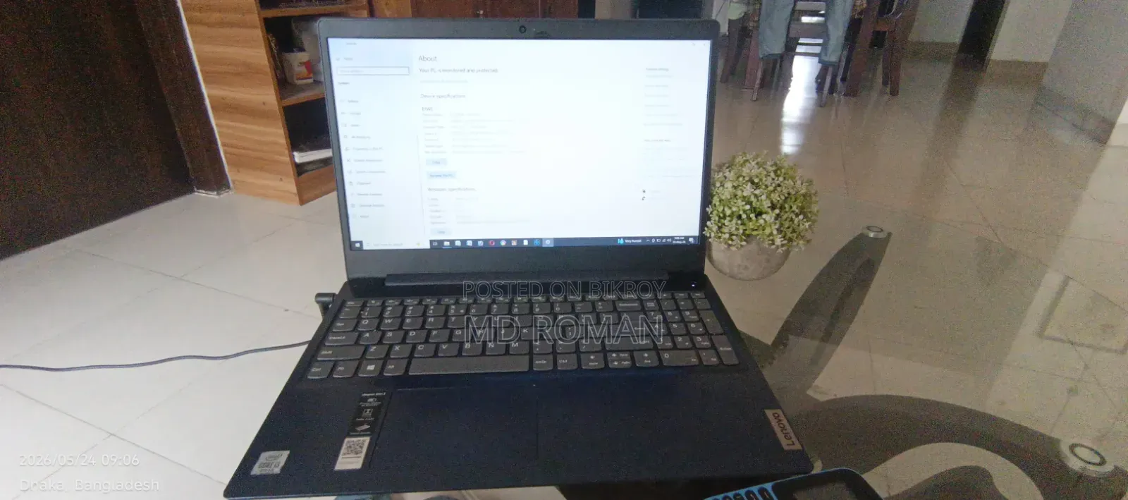 Laptop Lenovo Ideapad 3 4GB Intel Core I3 HDD+SSD 256GB