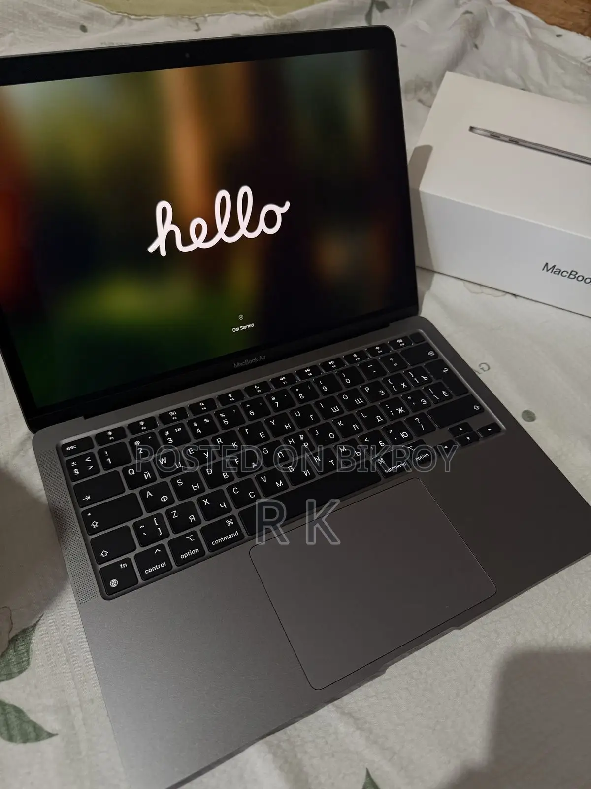 New Laptop Apple MacBook Air 2020 M1 8GB Apple M1 HDD+SSD 256GB