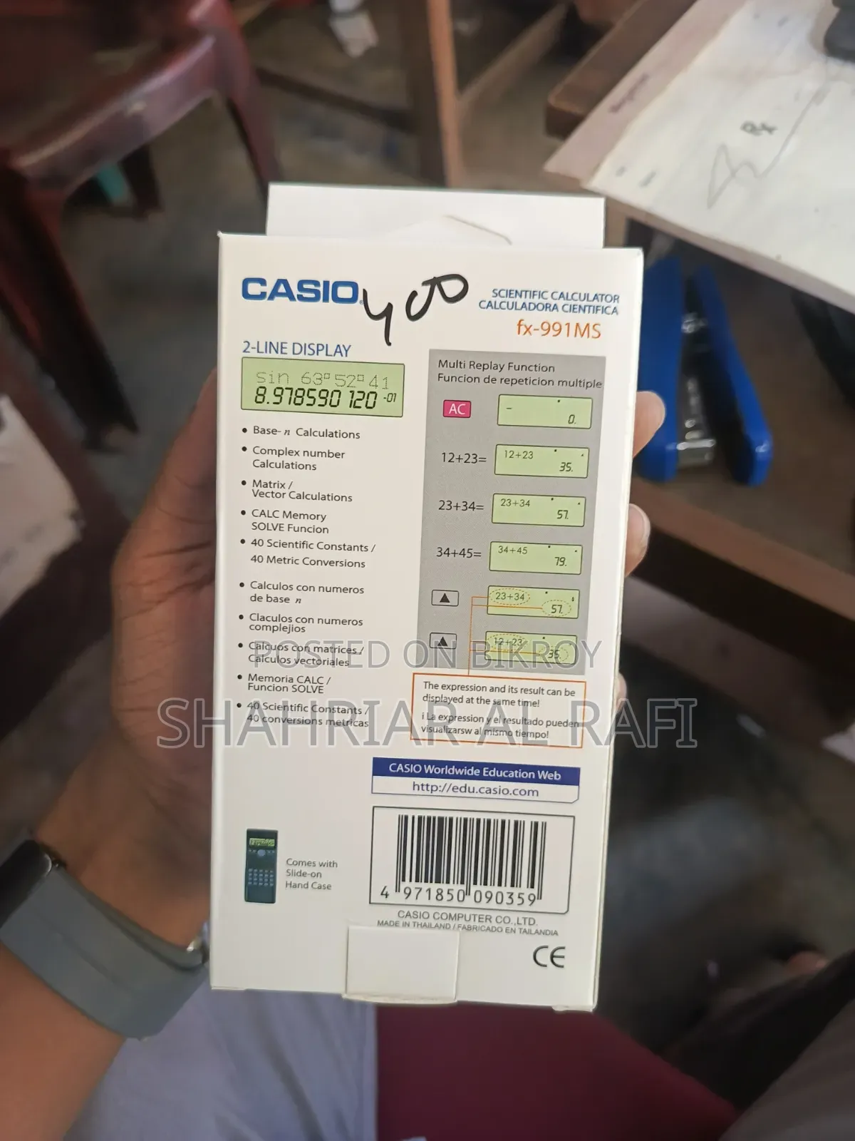 Casio Fx-991 Ms Calculator / Fx-100 Ms