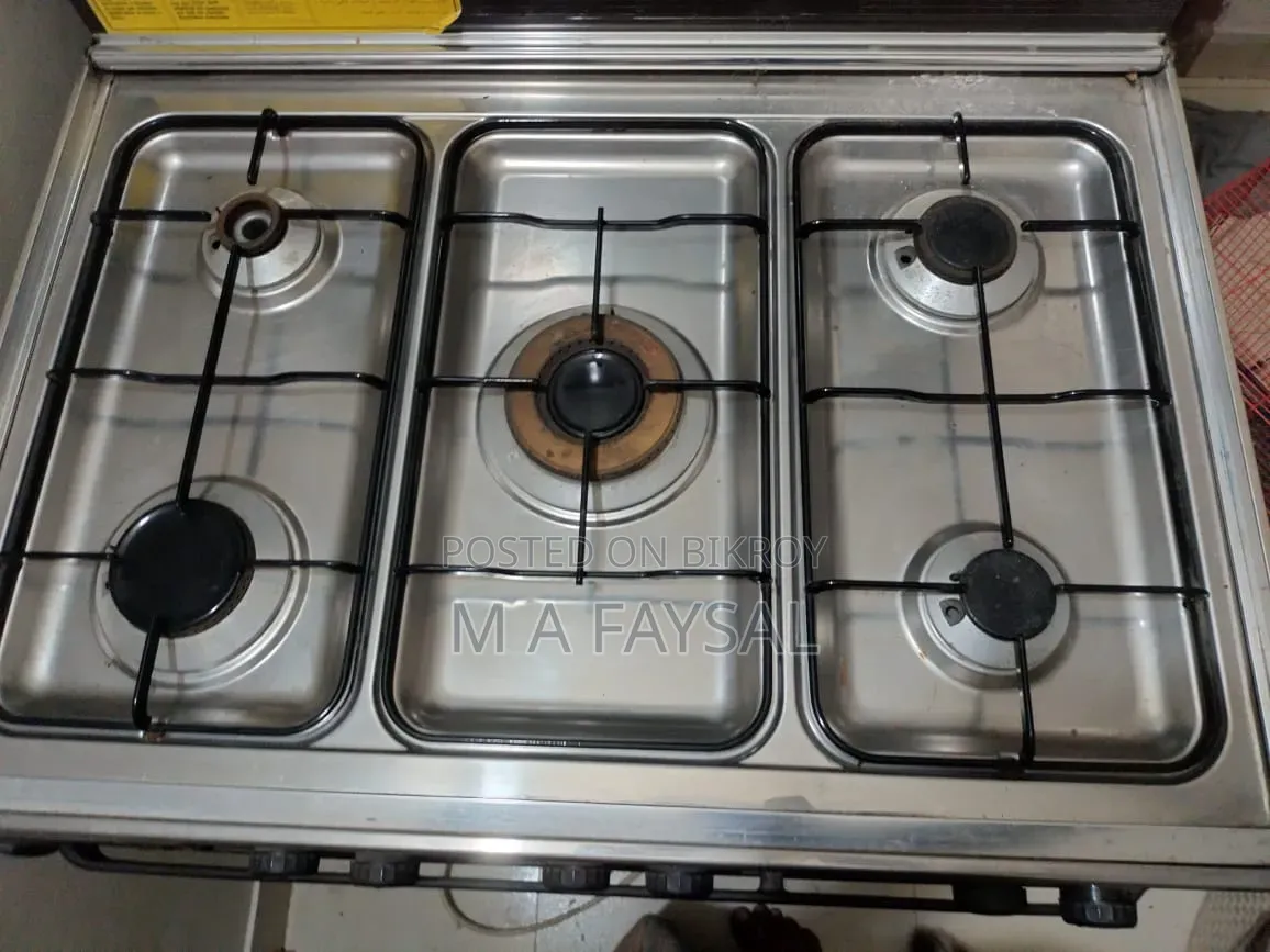 Tecnogas 5- Burner Gas Stove With Oven(Italian Brand)