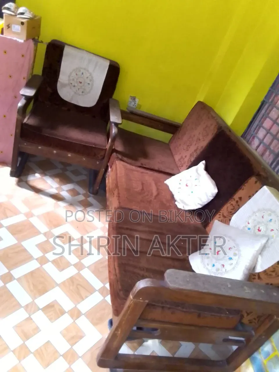 Children's Wooden Sofa