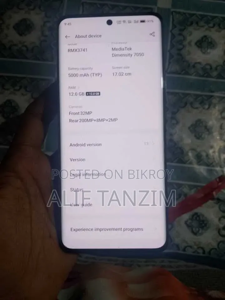 Realme 11 Pro+ 512 GB Black