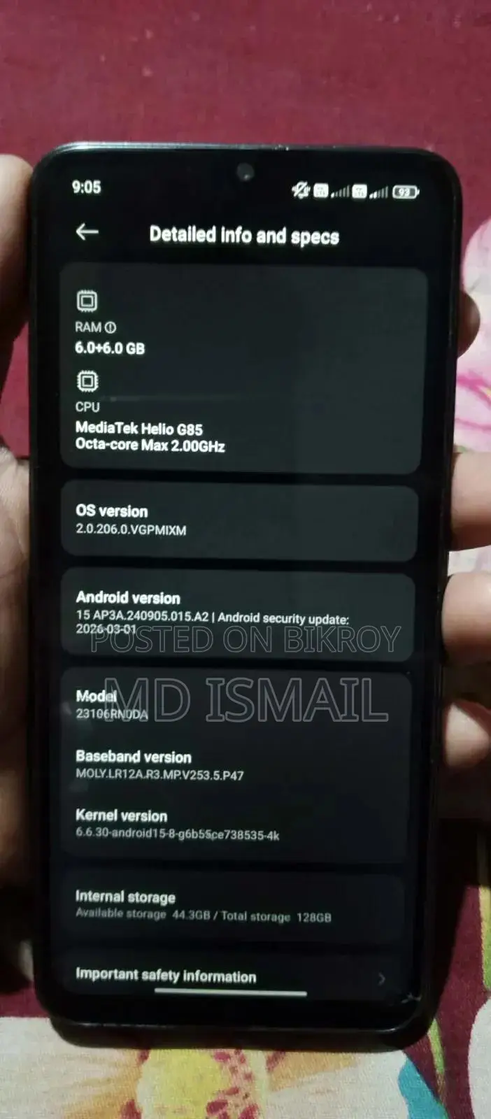 Xiaomi Redmi 13C 128 GB Black