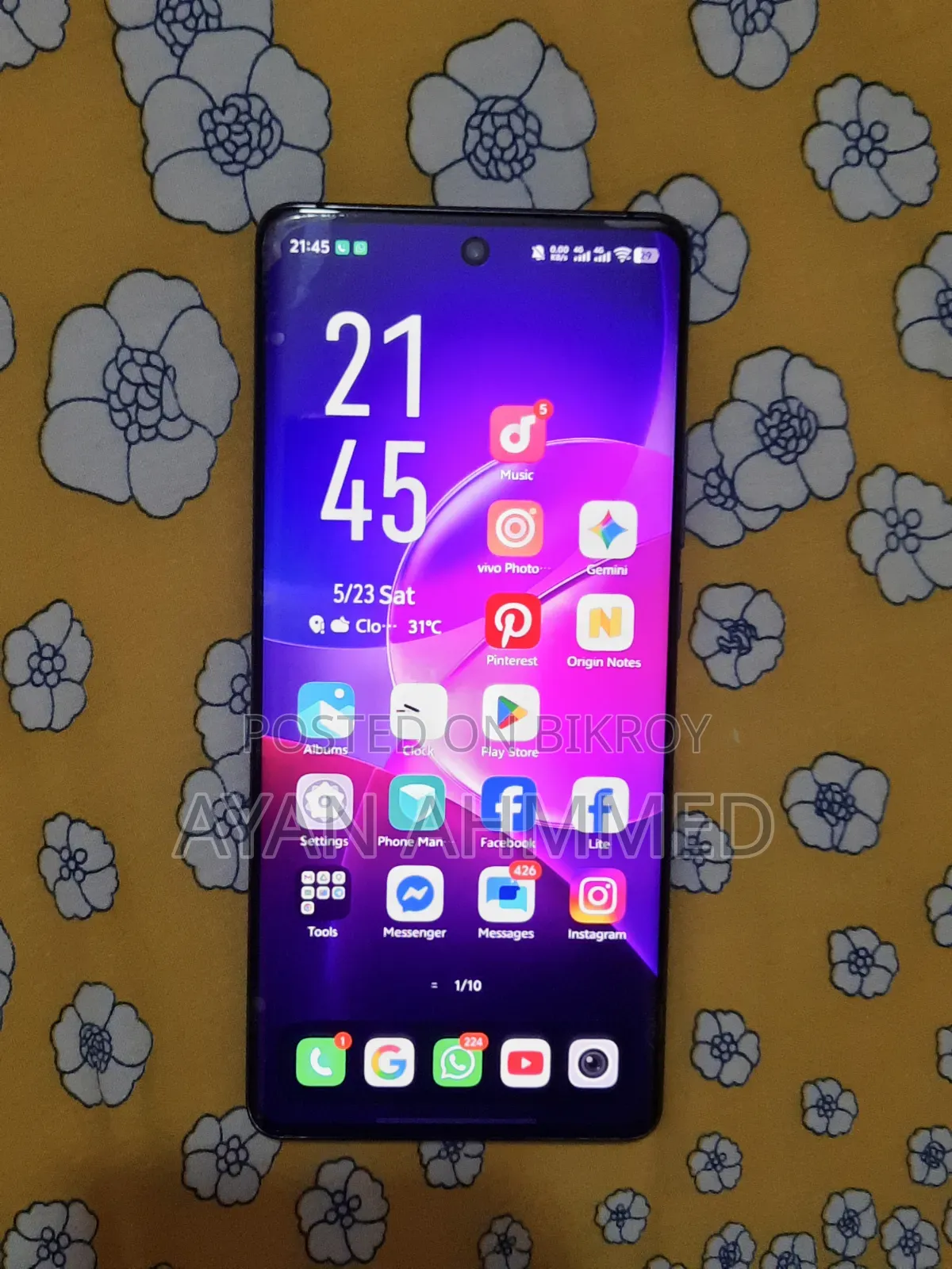 Vivo X100 Pro 512 GB Black