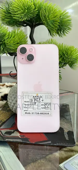 অ্যাপল আইফোন ১৫ প্লাস ১২৮ জিবি পিঙ্ক