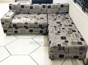L Shape Wooden Sofa