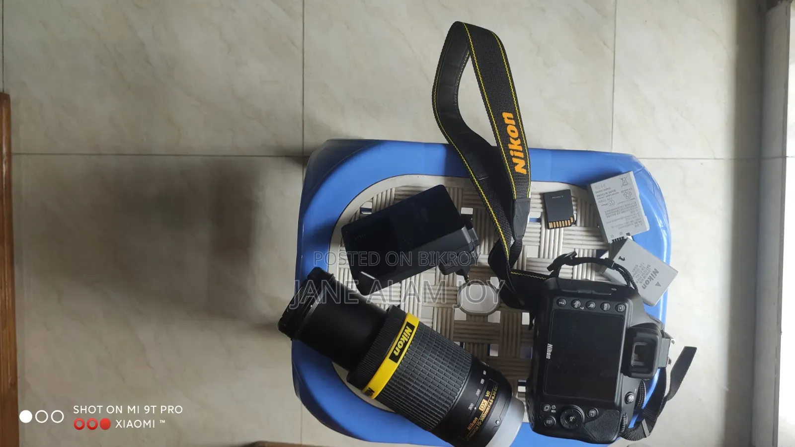 Nikon D3400 With Nikkor Af-P 70-300 Lens and All Accessories