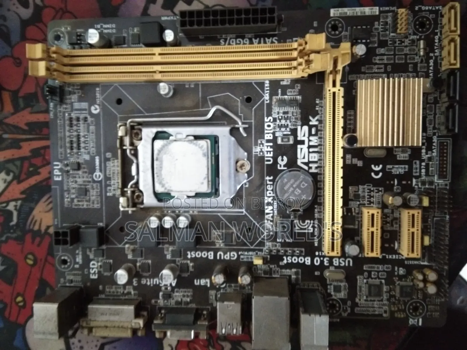Computer Mother Bord + Porcessor