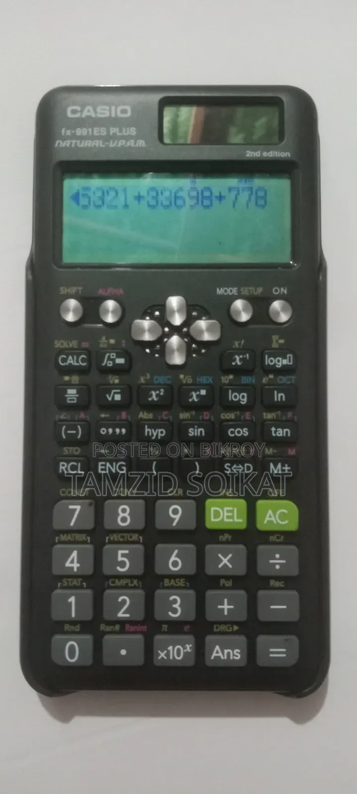 Casio Fx - 991es Plus 2nd Edition Scientific Calculator Original