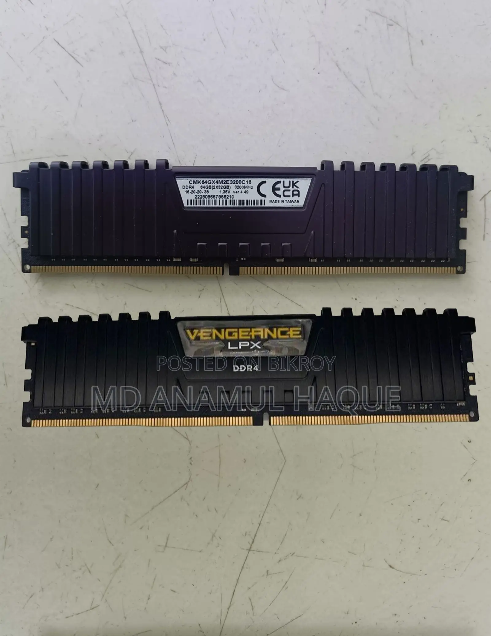 Corsair 8gb Ddr4 RAM for sale