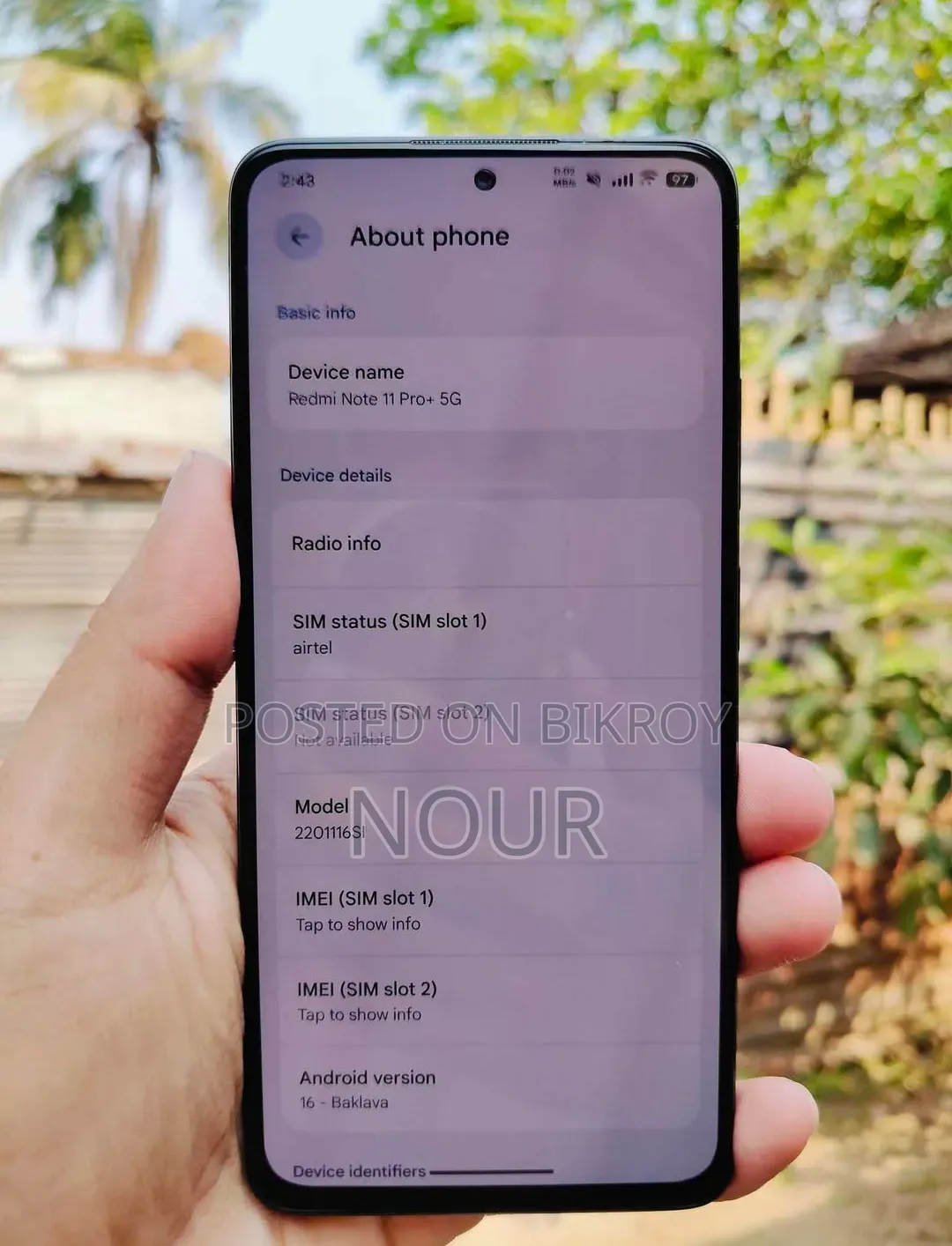 Xiaomi Redmi Note 11 Pro+ 5G 128 GB Black