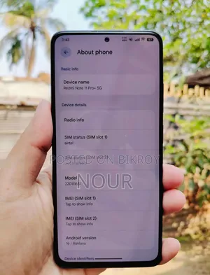 Xiaomi Redmi Note 11 Pro+ 5G 128 GB Black