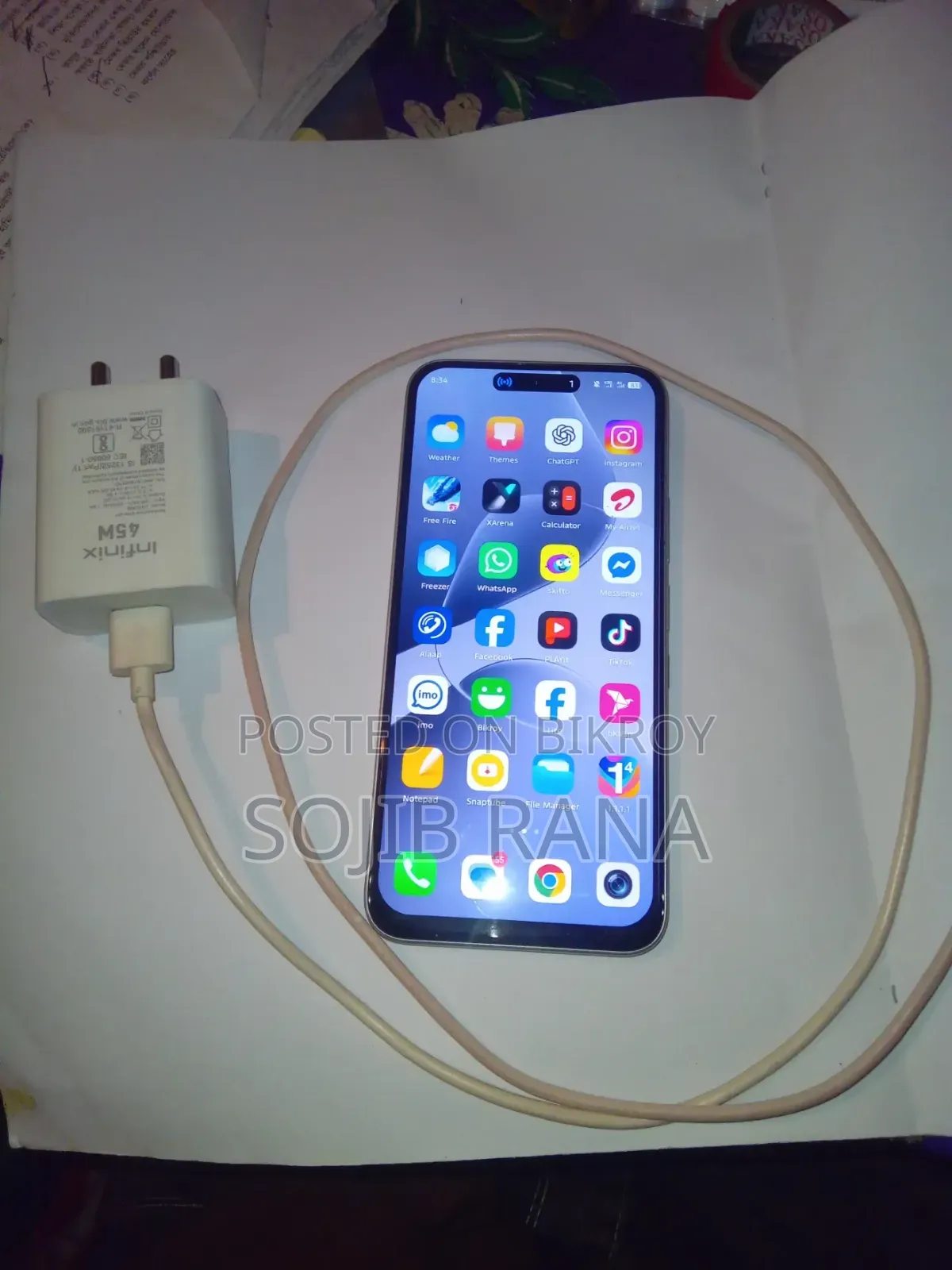 Infinix Hot 60 Pro 128 GB White