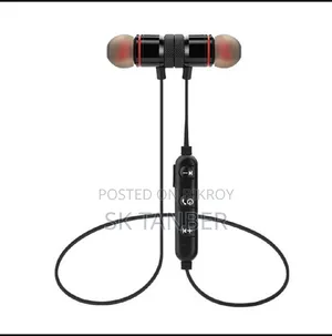 Sports Bluetooth Headset - Black/Red - Bluetooth Headphones