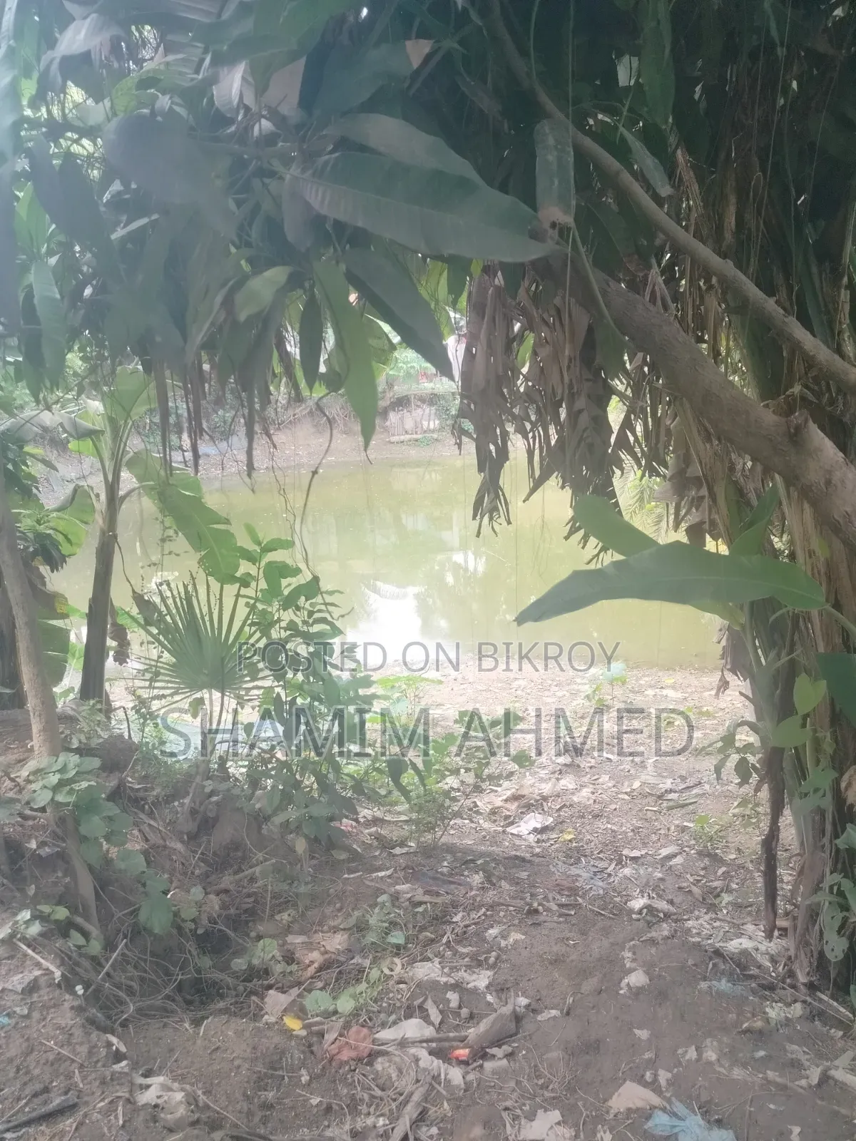 6 Decimals of Pond Land for Sale Behind Poradaha Cloth Market