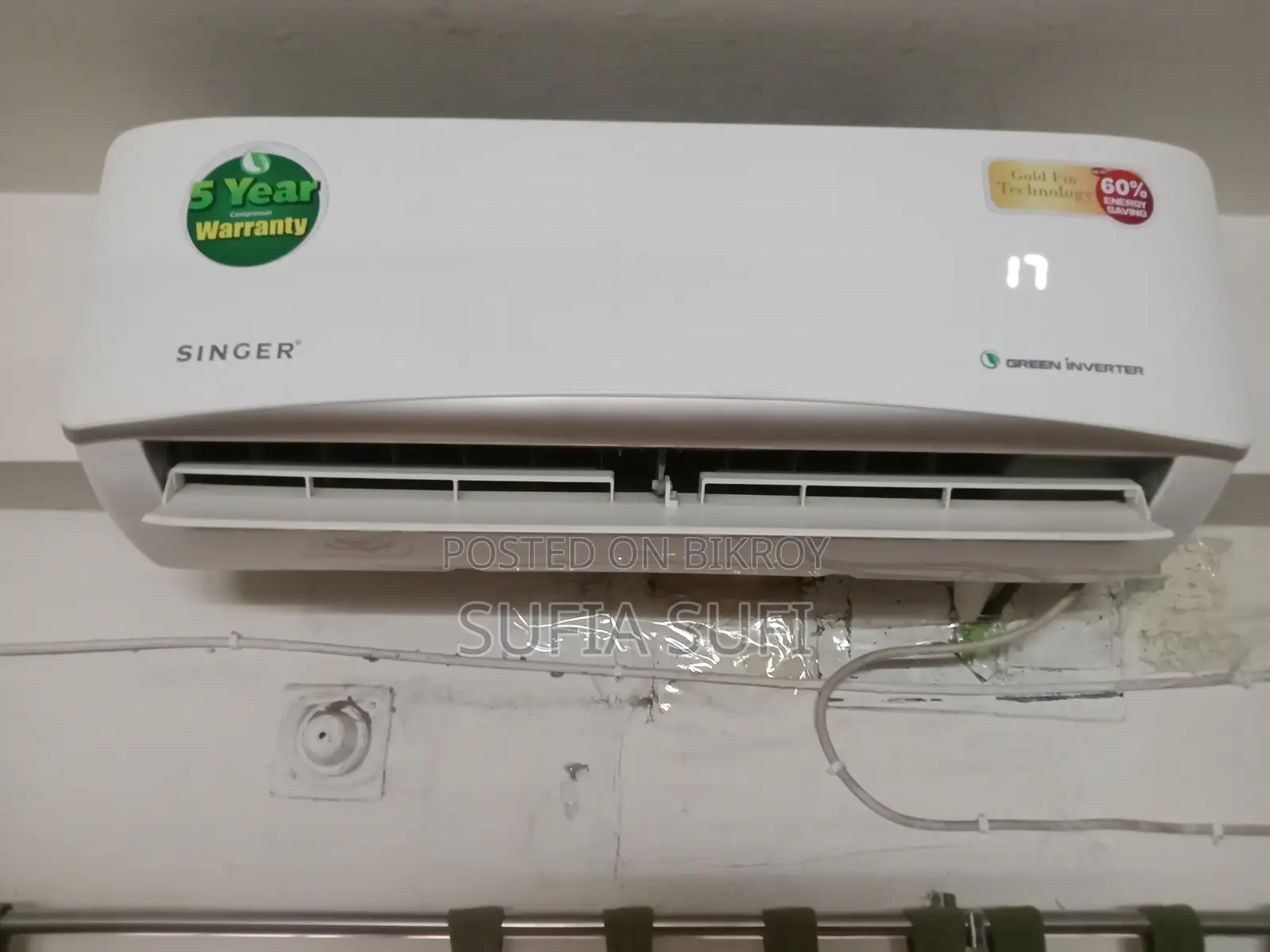 Singer 1.0 Ton Green Inverter Ac (Srac-Sas12abgrim)