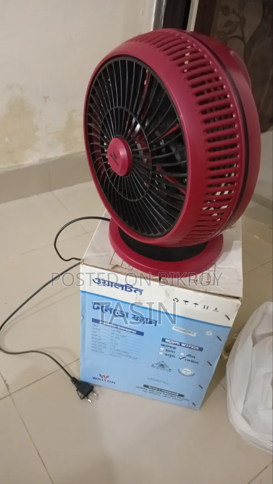 ওয়ালটন Wtf10s (10") ফ্যান