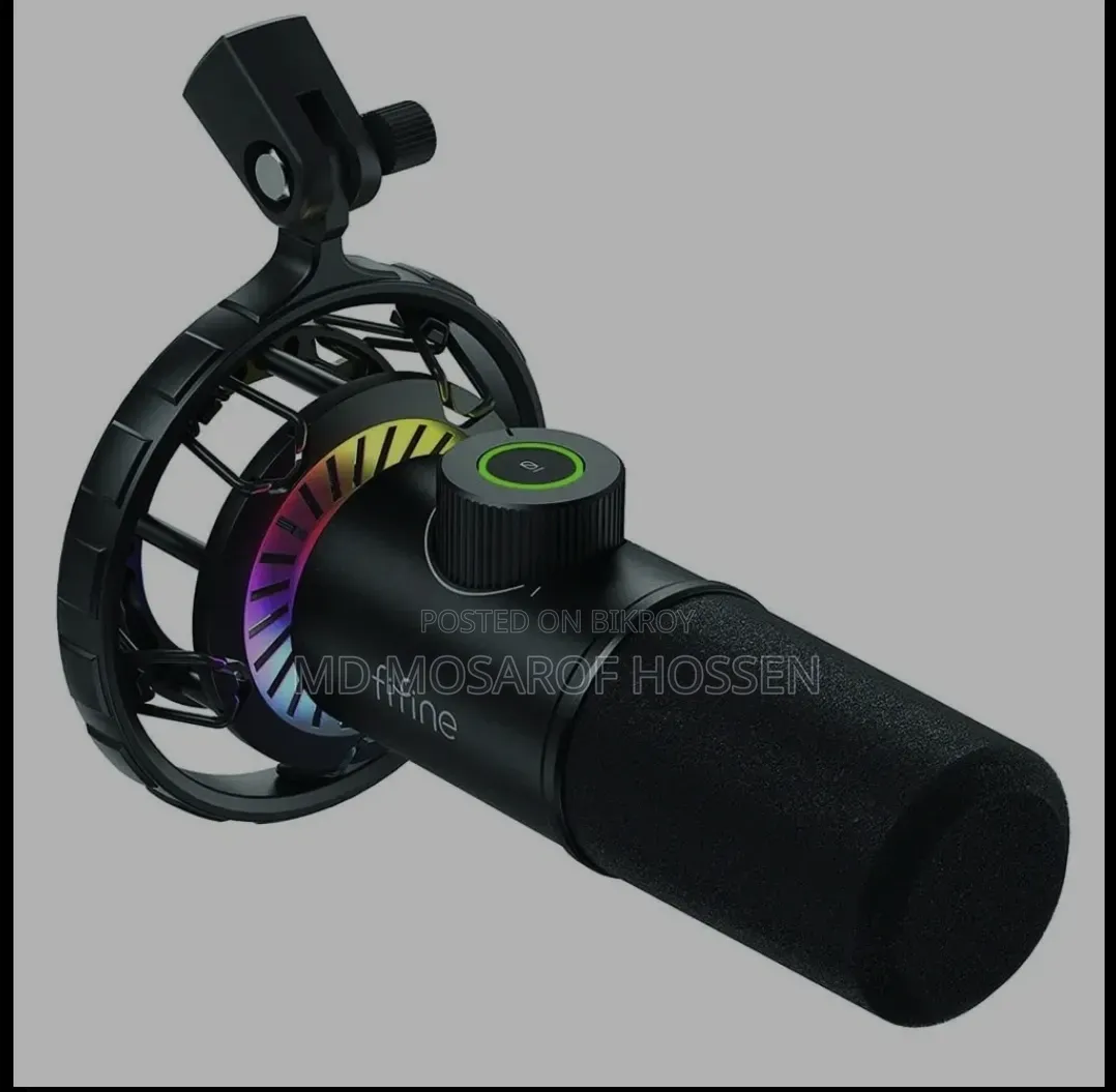 Fifine Usb Dynamic Cardioid Podcast Microphone