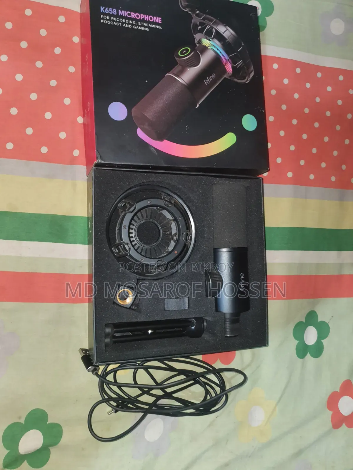 Fifine Usb Dynamic Cardioid Podcast Microphone