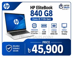 Laptop HP EliteBook 840 G8 16GB Intel Core I5 SSD 512GB