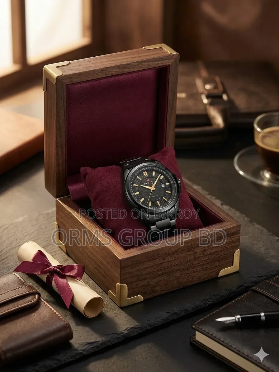 Naviforce সিগনেচার এডিশন ব্ল্যাক মেটাল ঘড়ি – সীমিত স্টক!