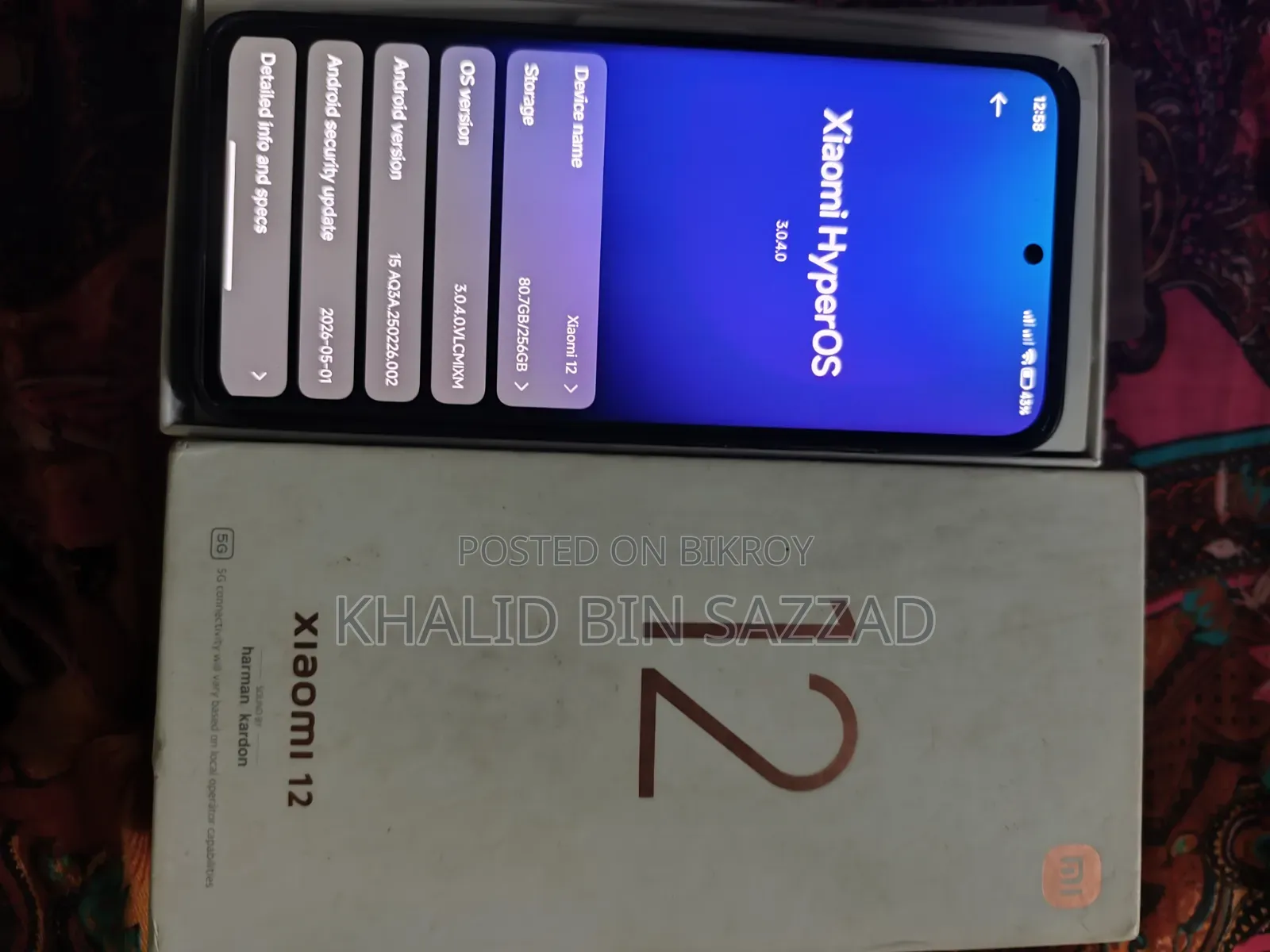 Xiaomi 12 256 GB