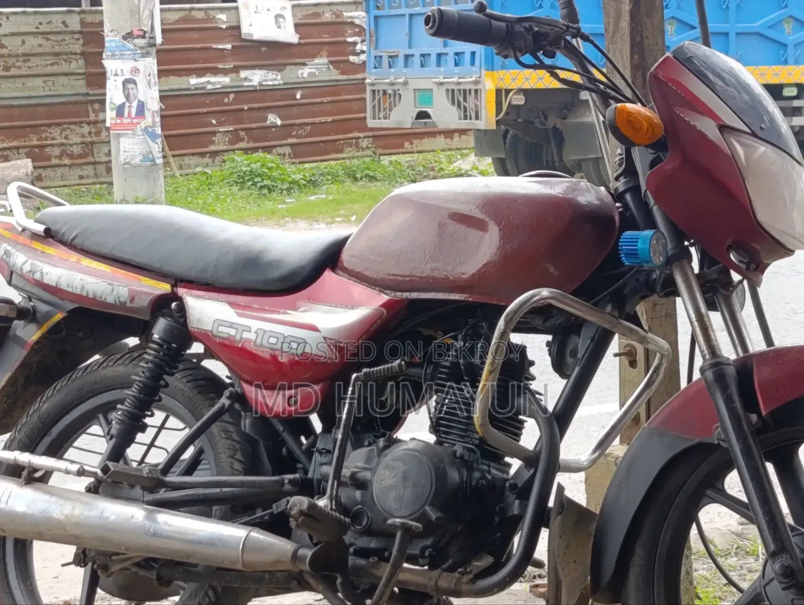 Bajaj CT 100 2018 Red