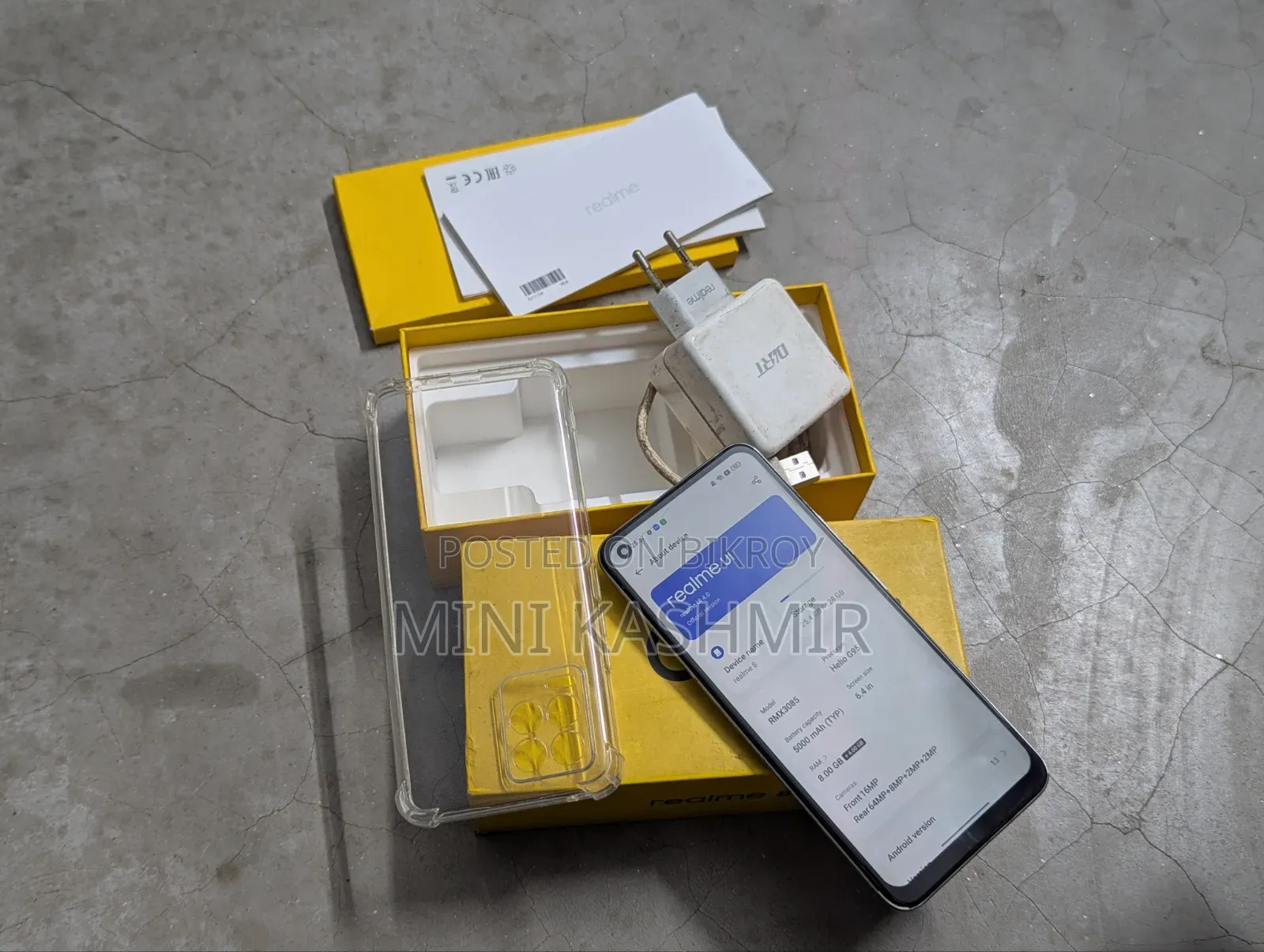 Realme 8 5G 128 GB হোয়াইট