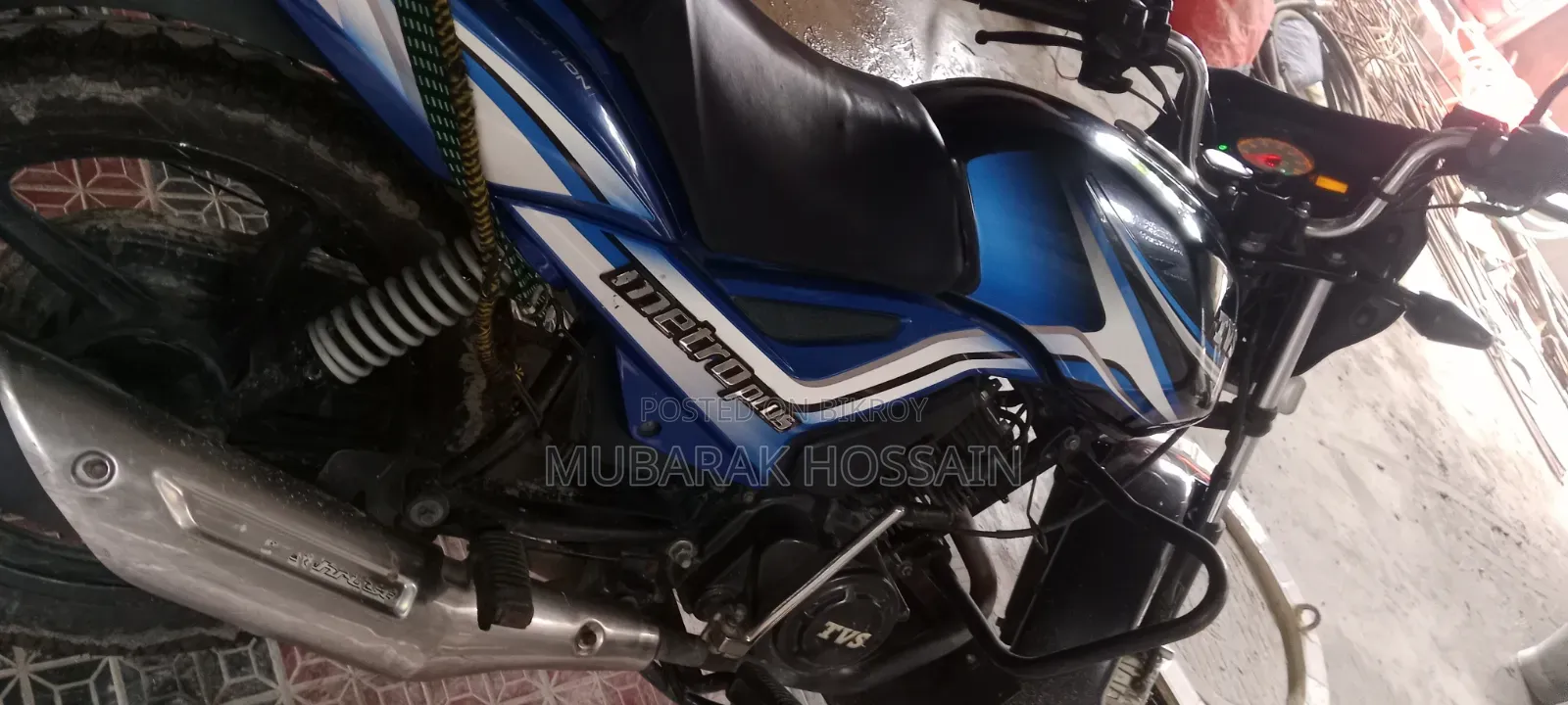 TVS Metro Plus 2019 Blue