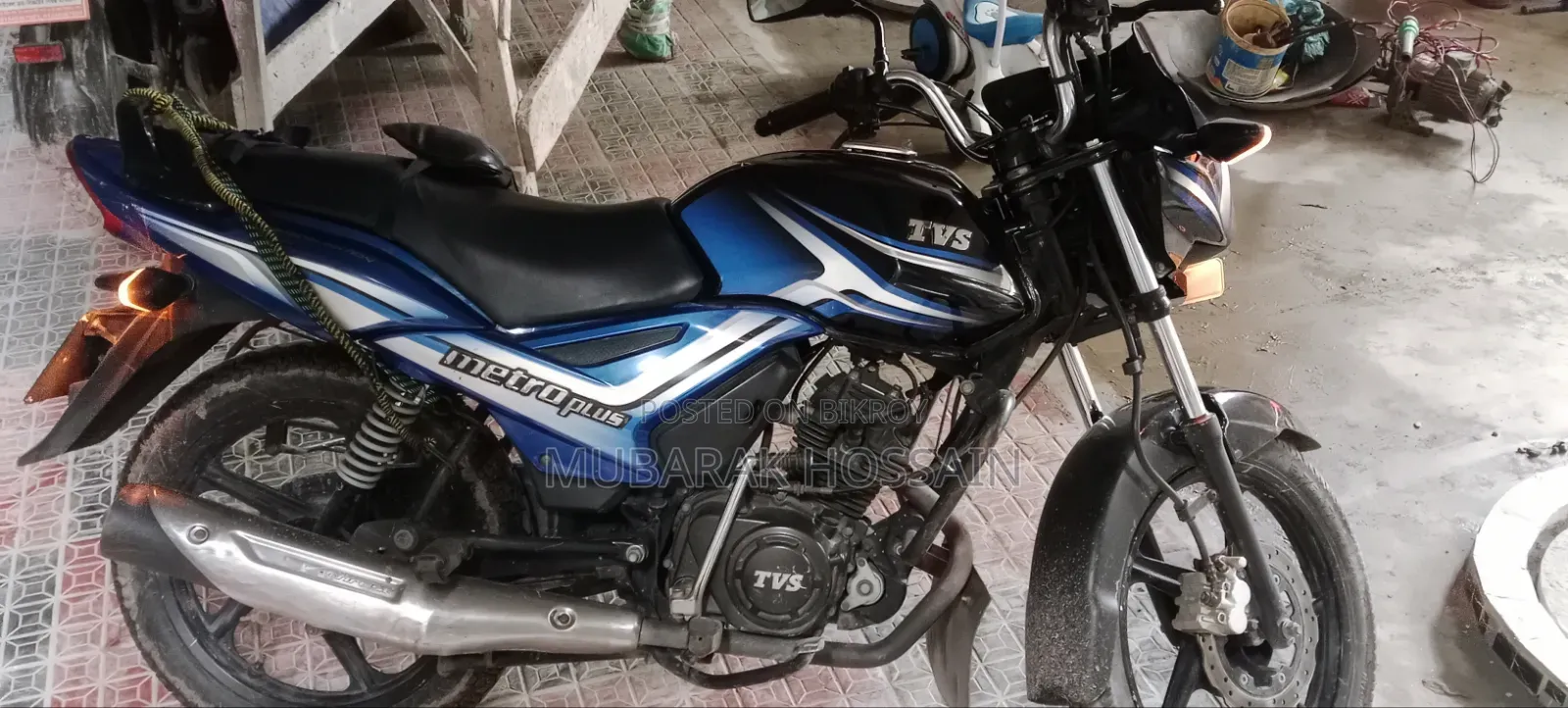 TVS Metro Plus 2019 Blue
