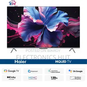 সাশ্রয়ী মূল্যে সেরা ডিল (Haier H65p7ux 65" Hqled Bezel-less 4k Google Tv)