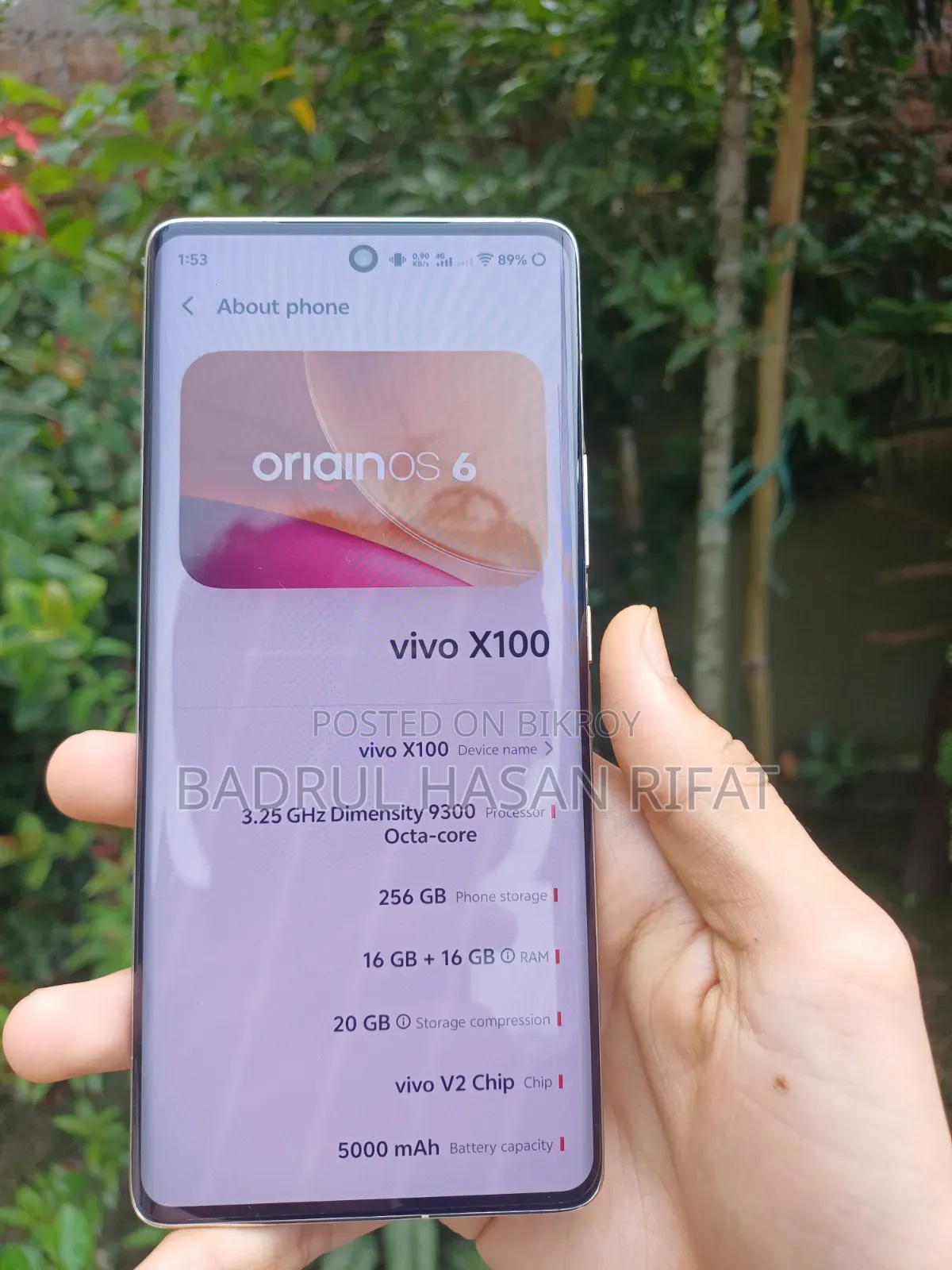 Vivo X100 256 GB Orange