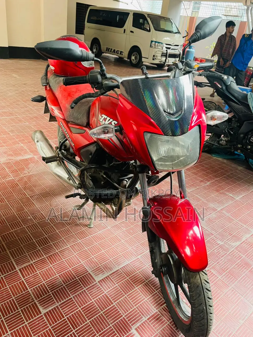 TVS Metro Plus 2015 Red